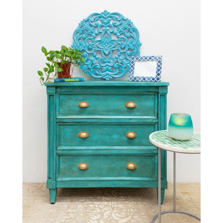 Marsha Carved Wooden Chest of Drawer