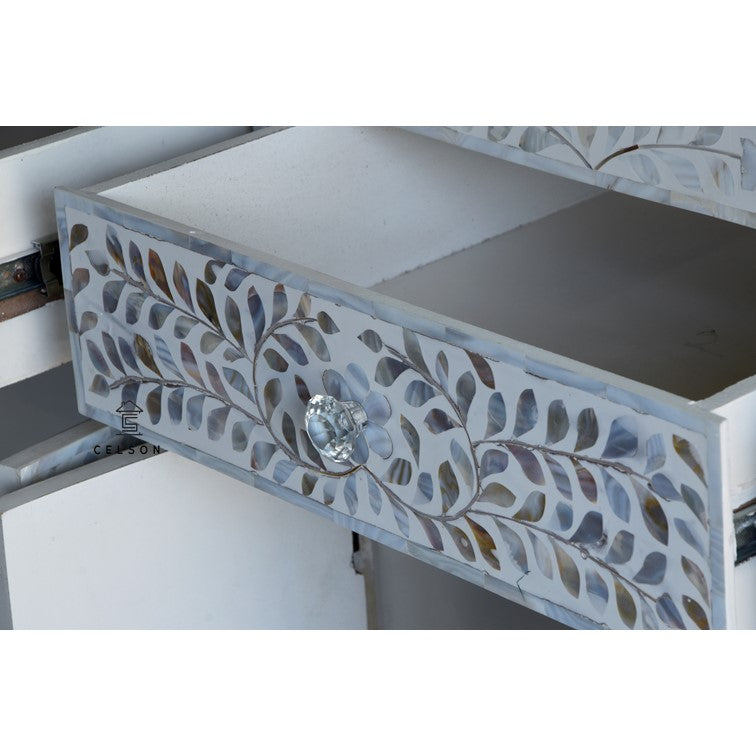 Shanna Mother Of Pearl Inlay Bar Cabinet