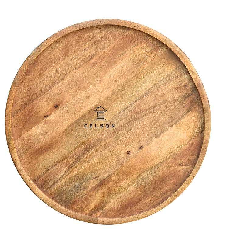 Andrea Carved Wooden Coffee Table