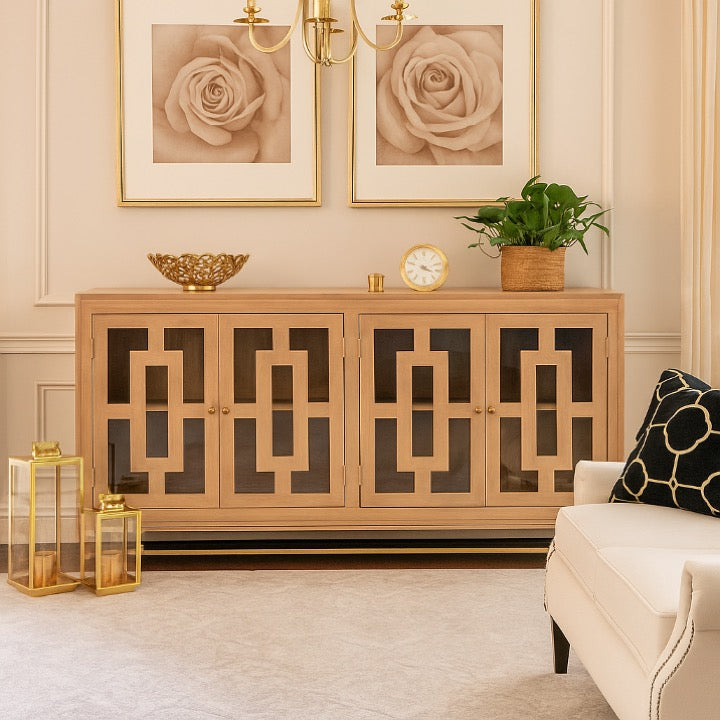 Howard Carved Wooden SideBoard