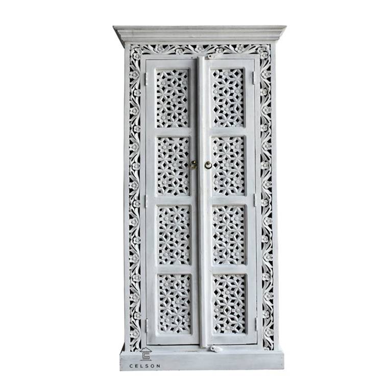 Steve Hand Carved Almirah