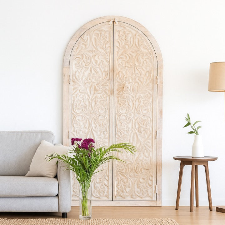 Paula Hand Carved Almirah