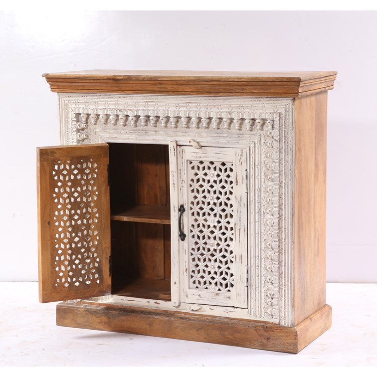 Alina Carved Wooden Chest