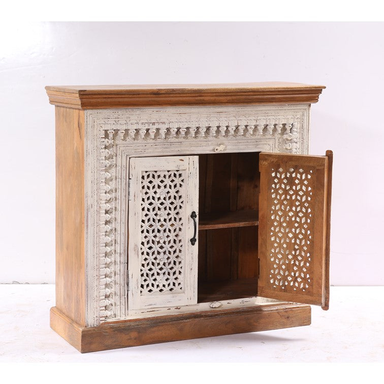 Alina Carved Wooden Chest