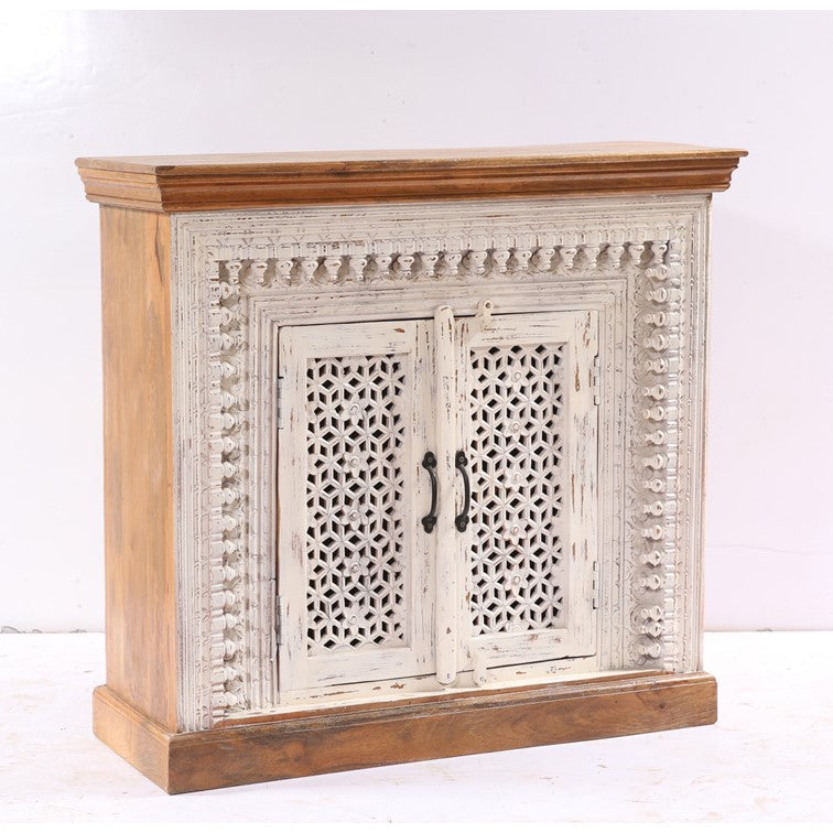 Alina Carved Wooden Chest
