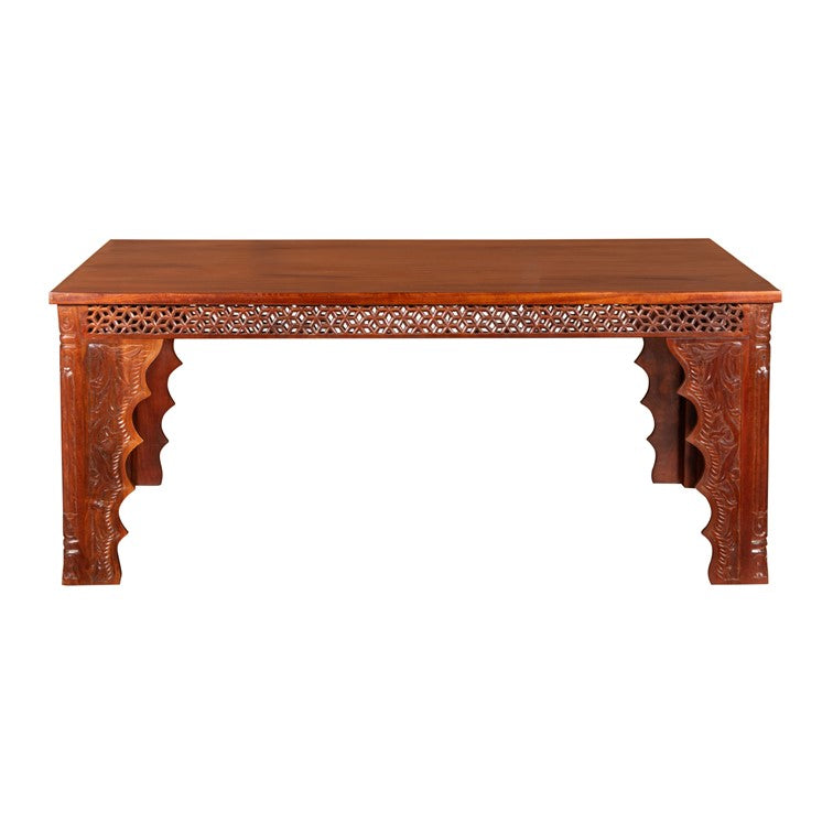 Lyla Carved Wooden Dining Table