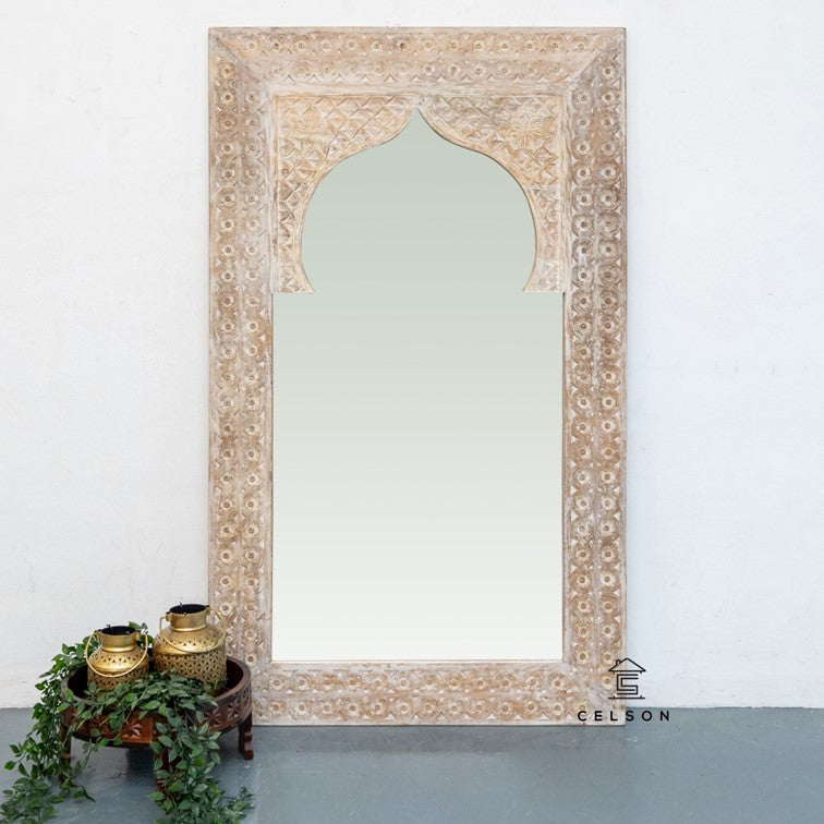 Steve Hand Carved Mirror