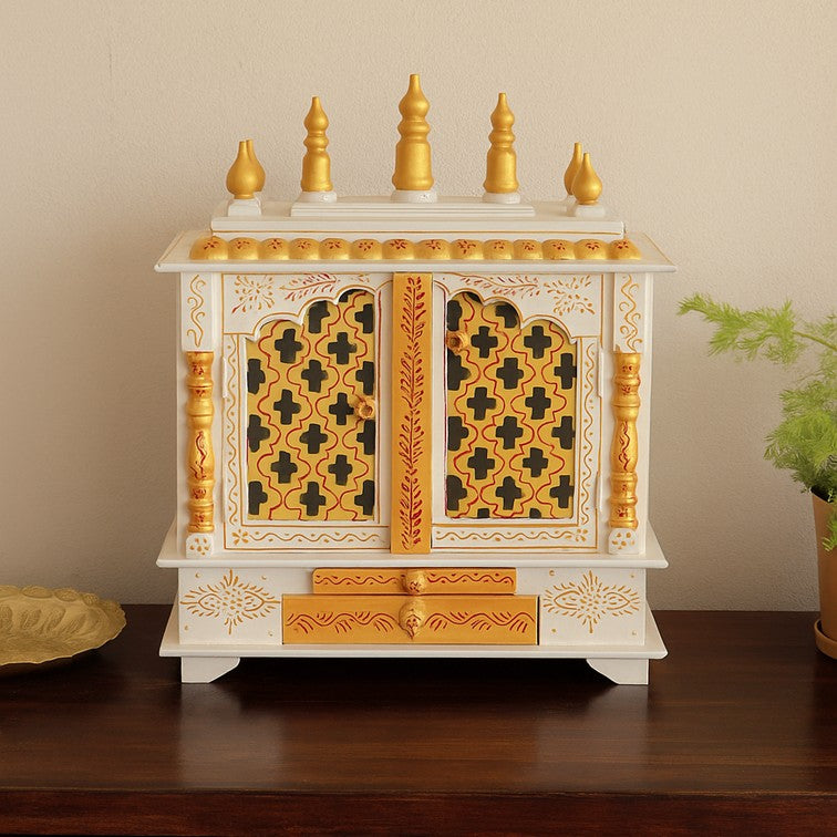 Laxhmi Wooden Carved Mandir