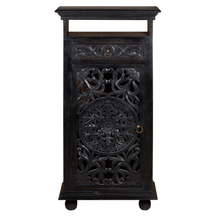 Melora Carved Wooden Chest