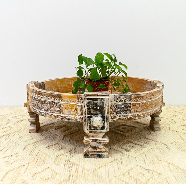 Cabell Carved Chakki Table