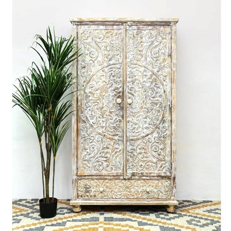 Kate Hand Carved Almirah