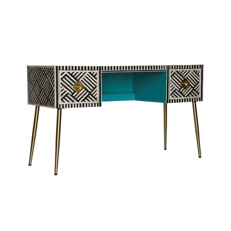 Neal Bone Inlay Study Table