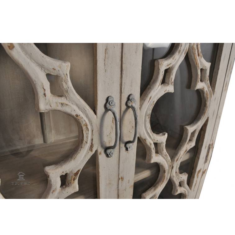 Naomi Carved Bookcase