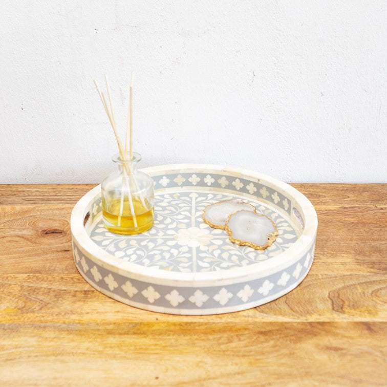 Yuvi Bone Inlay Tray
