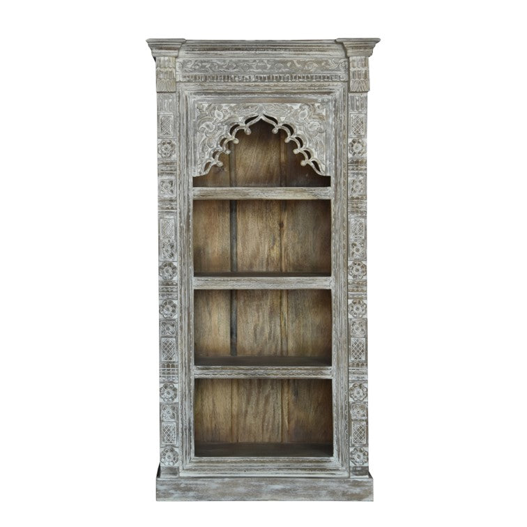 Evan Carved Bookshelf