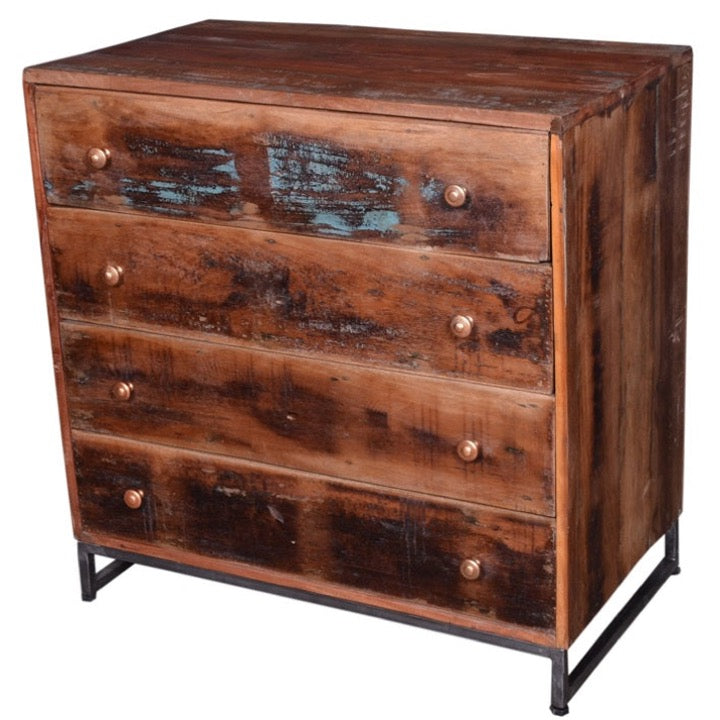 Madora Carved Wooden Chest of Drawer