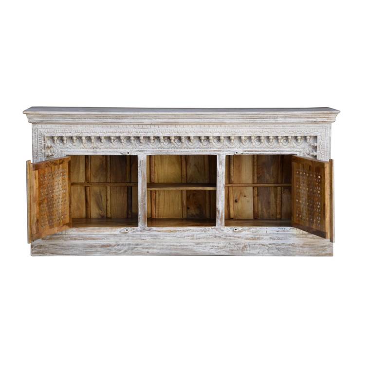 Peter Hand Carved TV Cabinet