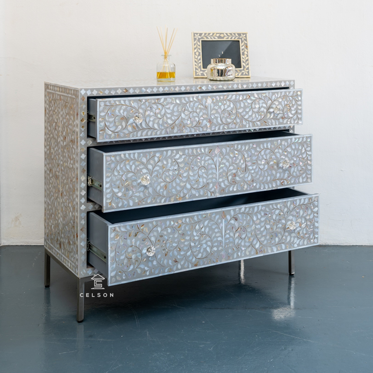 Madora Mother of Pearl Inlay Chest of Drawer