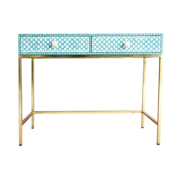 Lisa Mother of Pearl Inlay Console Table