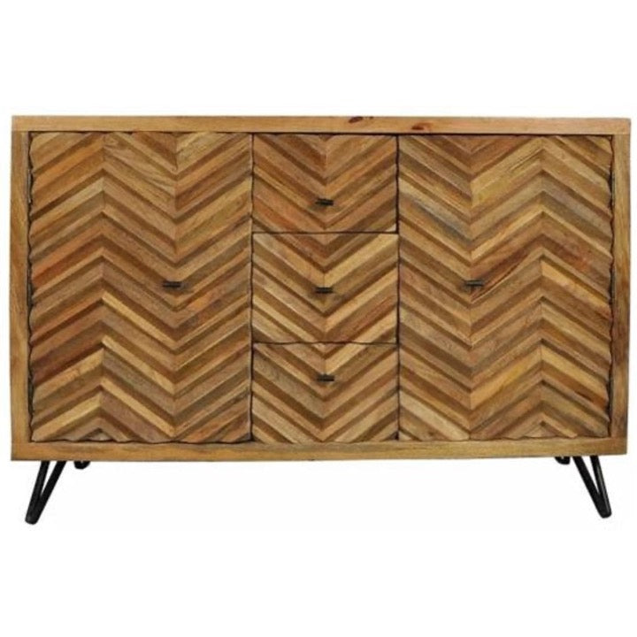 Ursula Carved Wooden Sideboard