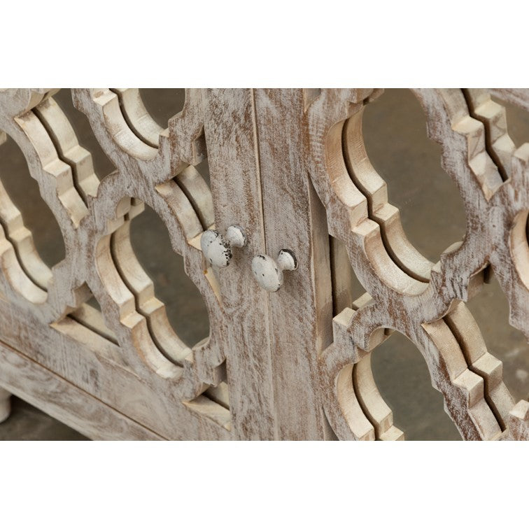 Lee Hand Carved Wooden Sideboard