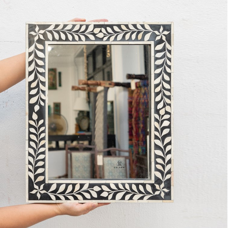 Nicole Bone Inlay Mirror
