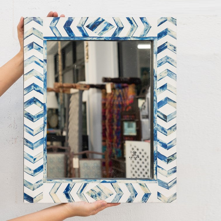Nicole Bone Inlay Mirror