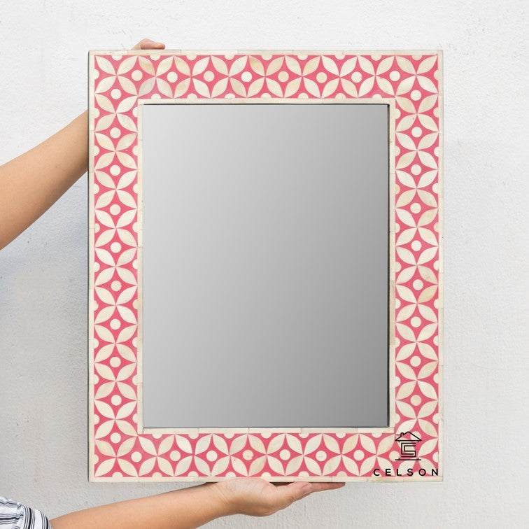 Nicole Bone Inlay Mirror