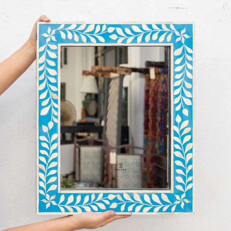 Nicole Bone Inlay Mirror