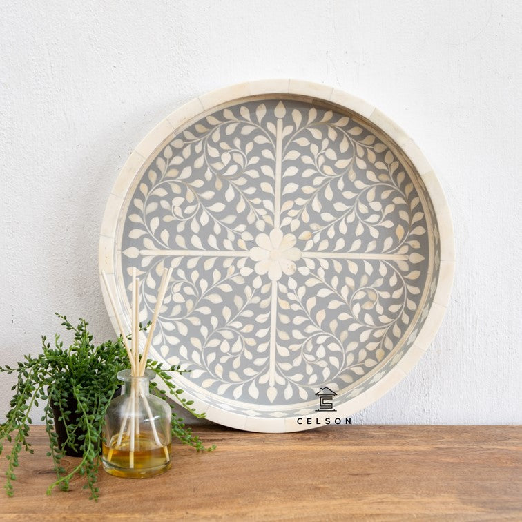 Yuvi Bone Inlay Tray
