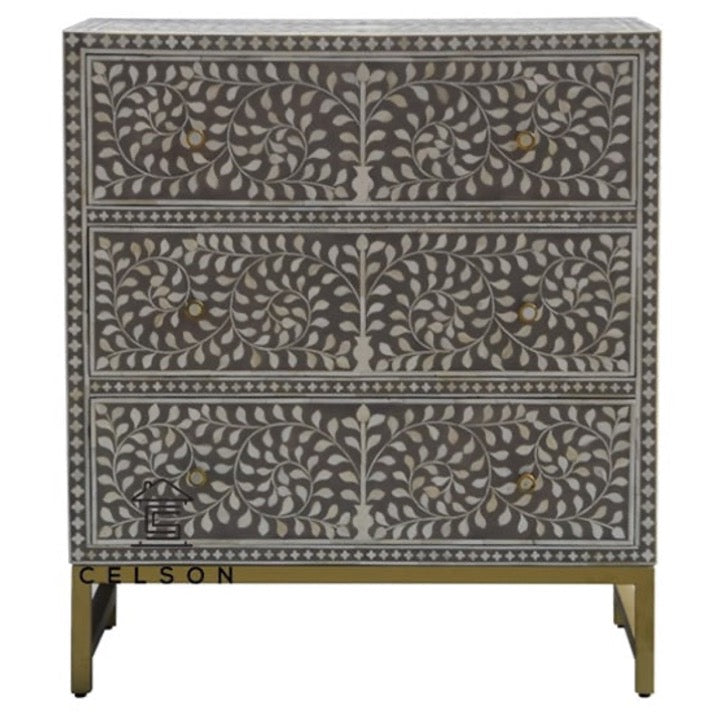 Harper Bone Inlay Chest of Drawer