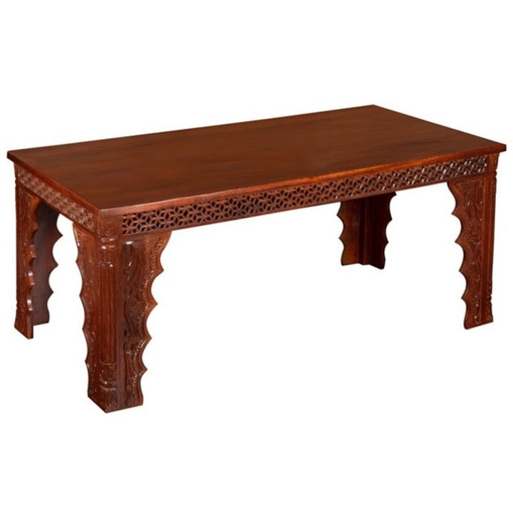 Lyla Carved Wooden Dining Table