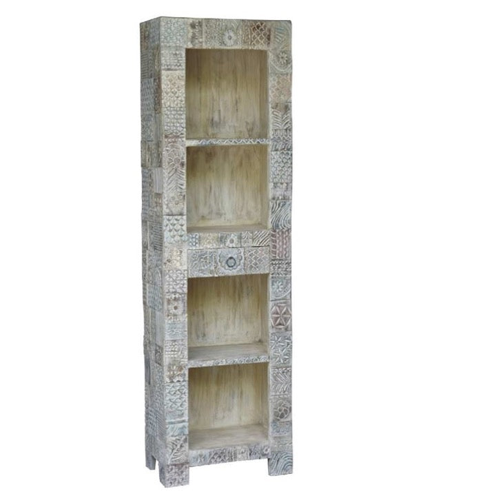 Robert Carved Bookshelf