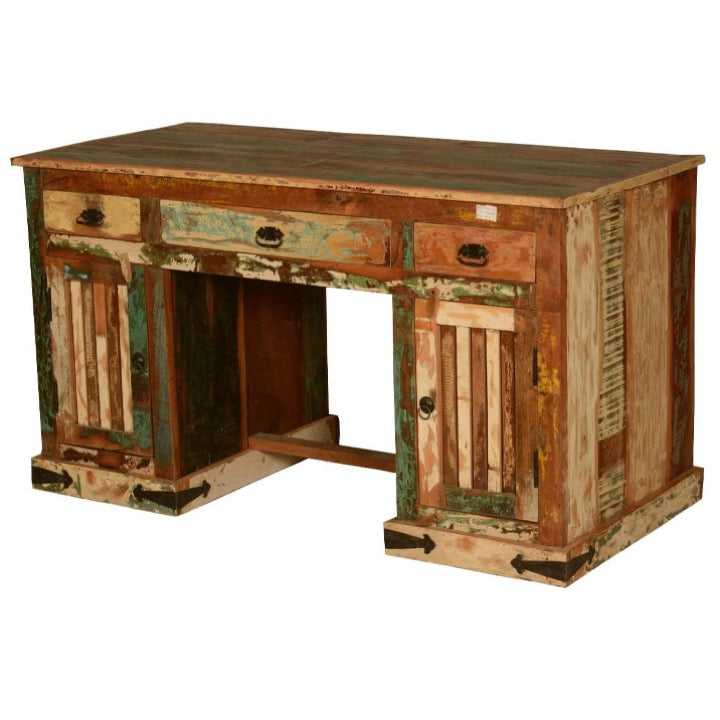 Ange Wooden Hand Carved Study Table