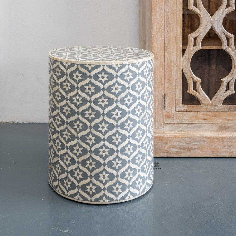 Anna Bone Inlay Stool