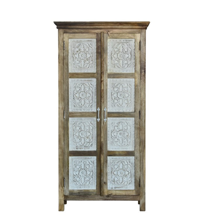 Keira Hand Carved Almirah