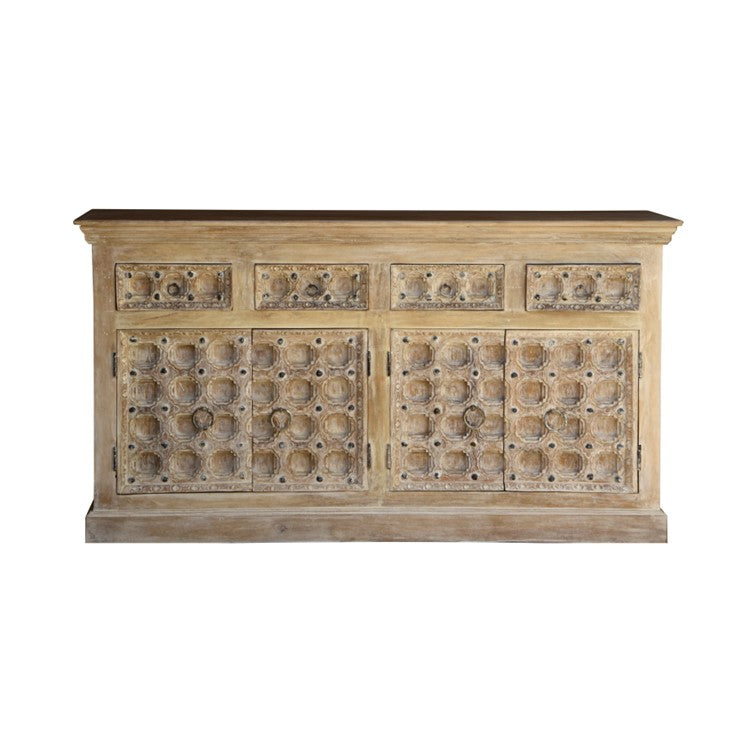 Zee Hand Carved Wooden Buffet