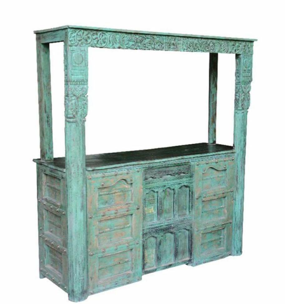 Carmen Wooden Bar counter