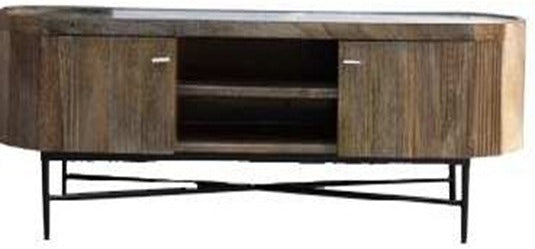 Leon Wooden TV Cabinet with Marble Top