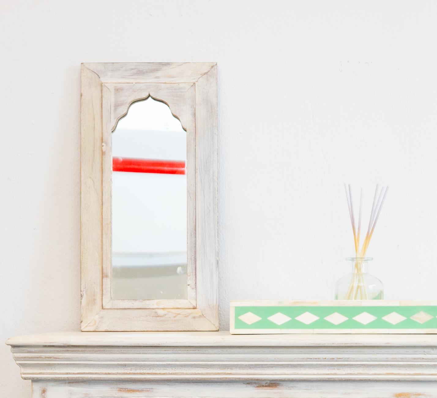 Rima Hand Painted Wooden Mirror