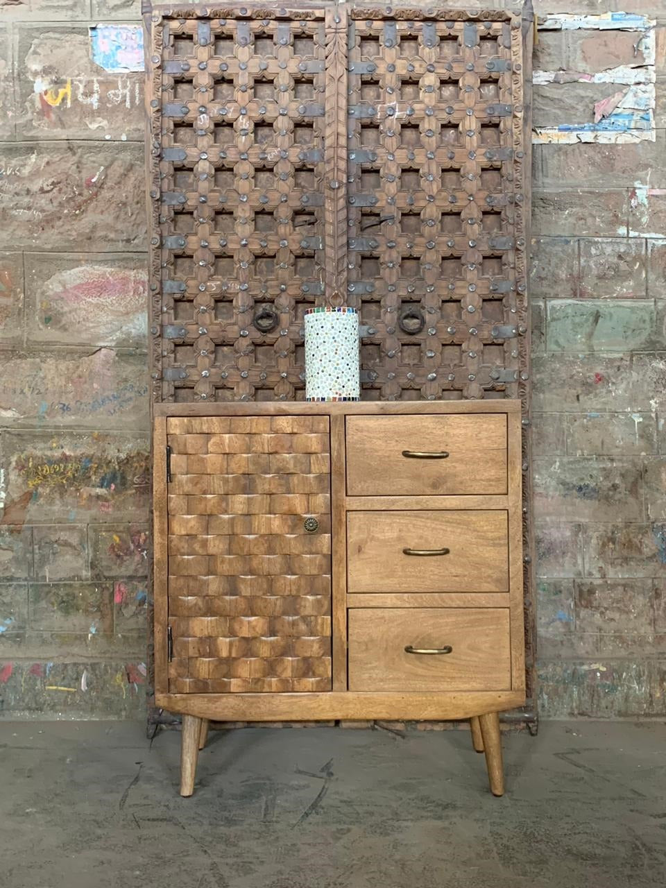 Alonso Wooden Chest of Drawer