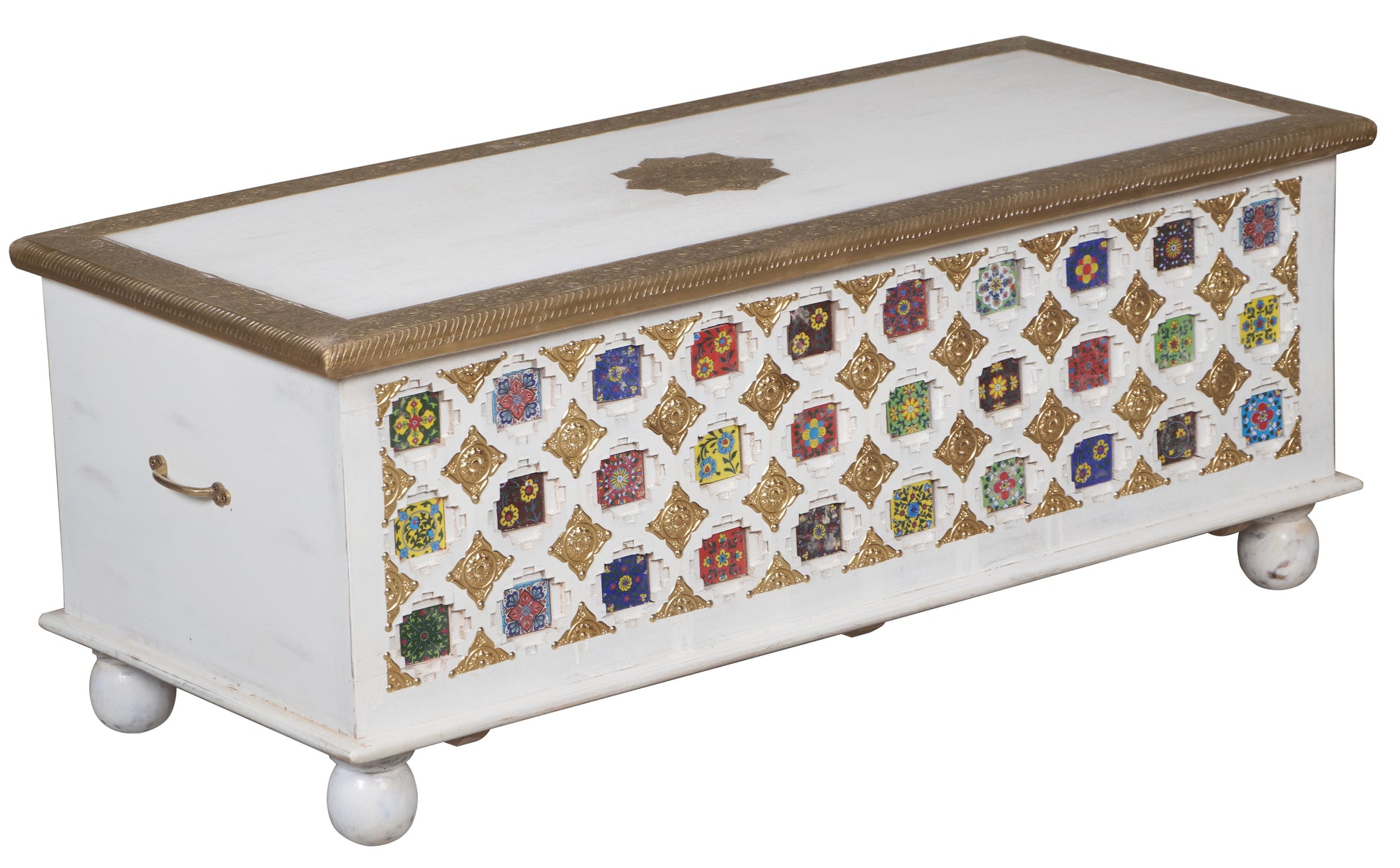 Zaynee Brass & Tile Heritage Trunk