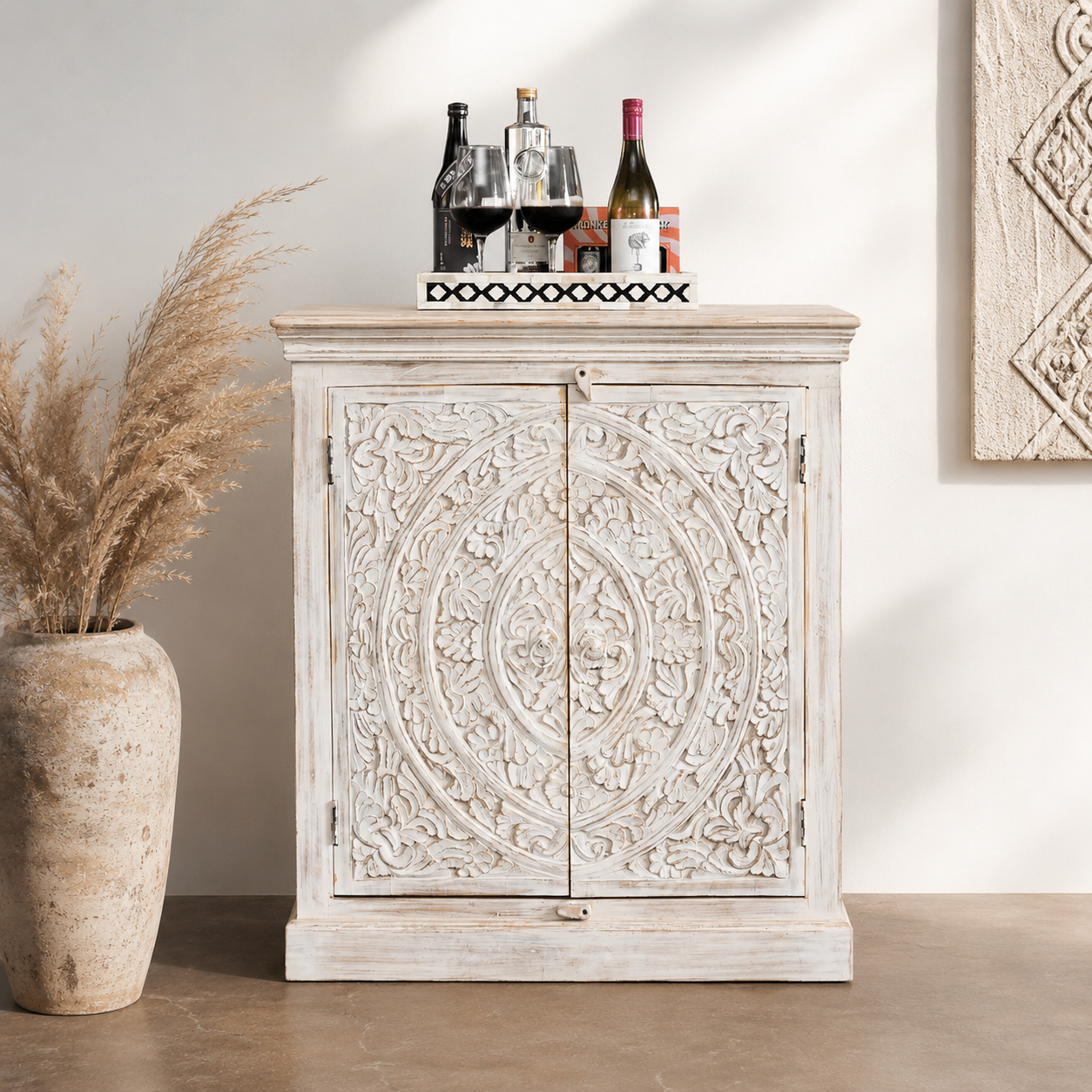 Remy Wooden Bar Cabinet
