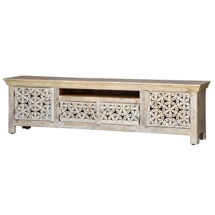 Jessica Hand Carved TV Cabinet