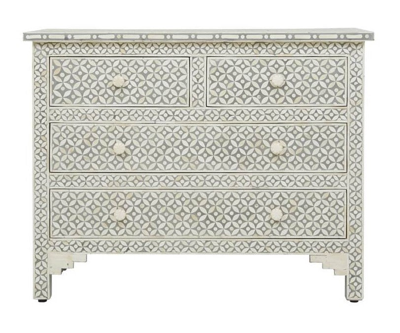 Zelda Bone Inlay Chest of Drawer