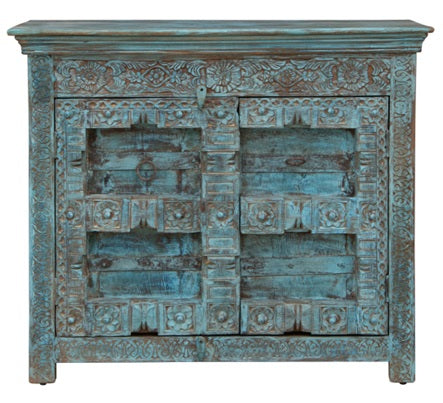 Sahiba Carved Wooden Chest