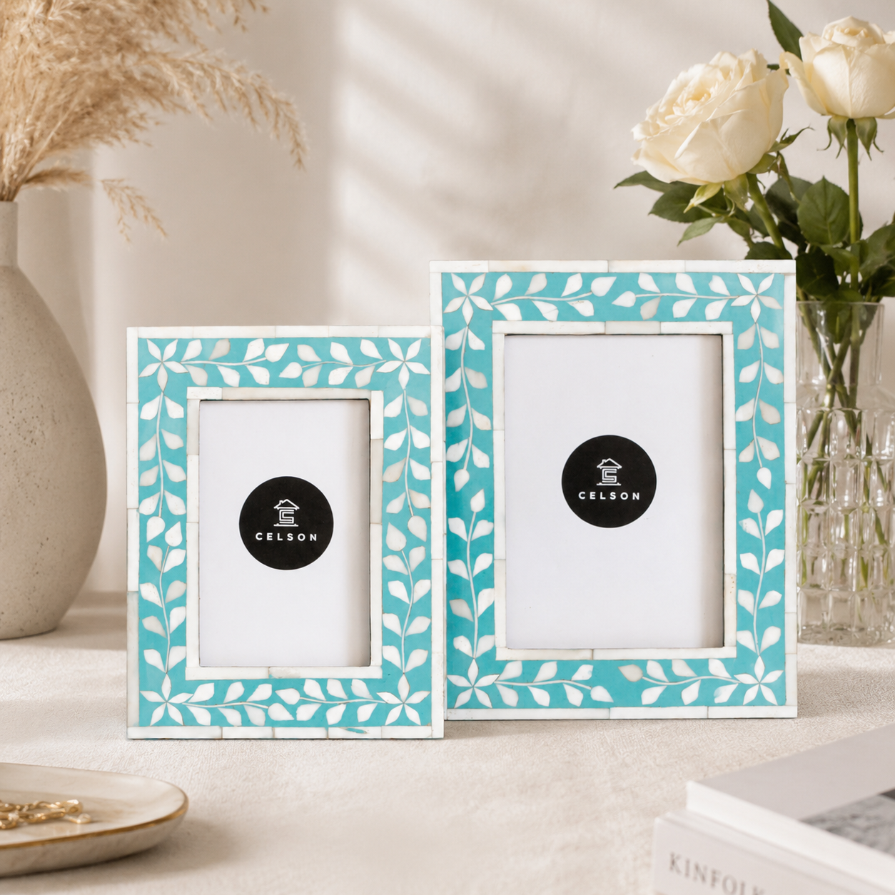 Mary Bone Inlay Photo Frame