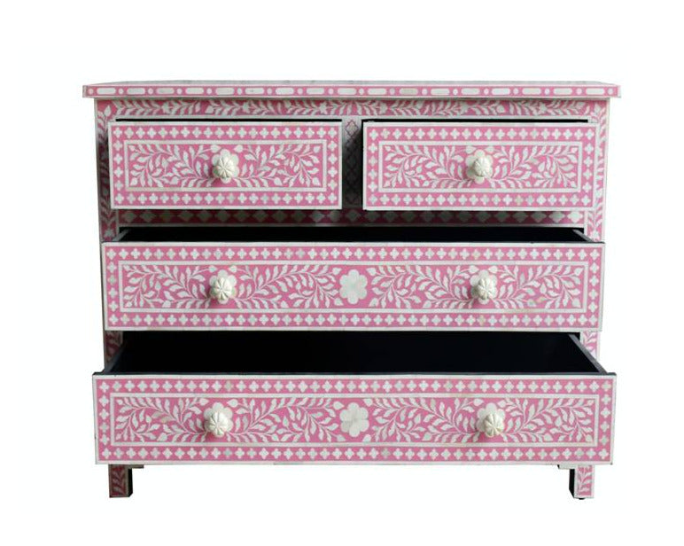 Biel Bone Inlay Chest of Drawer