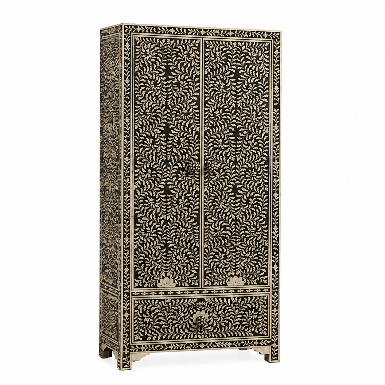 August Bone Inlay Almirah