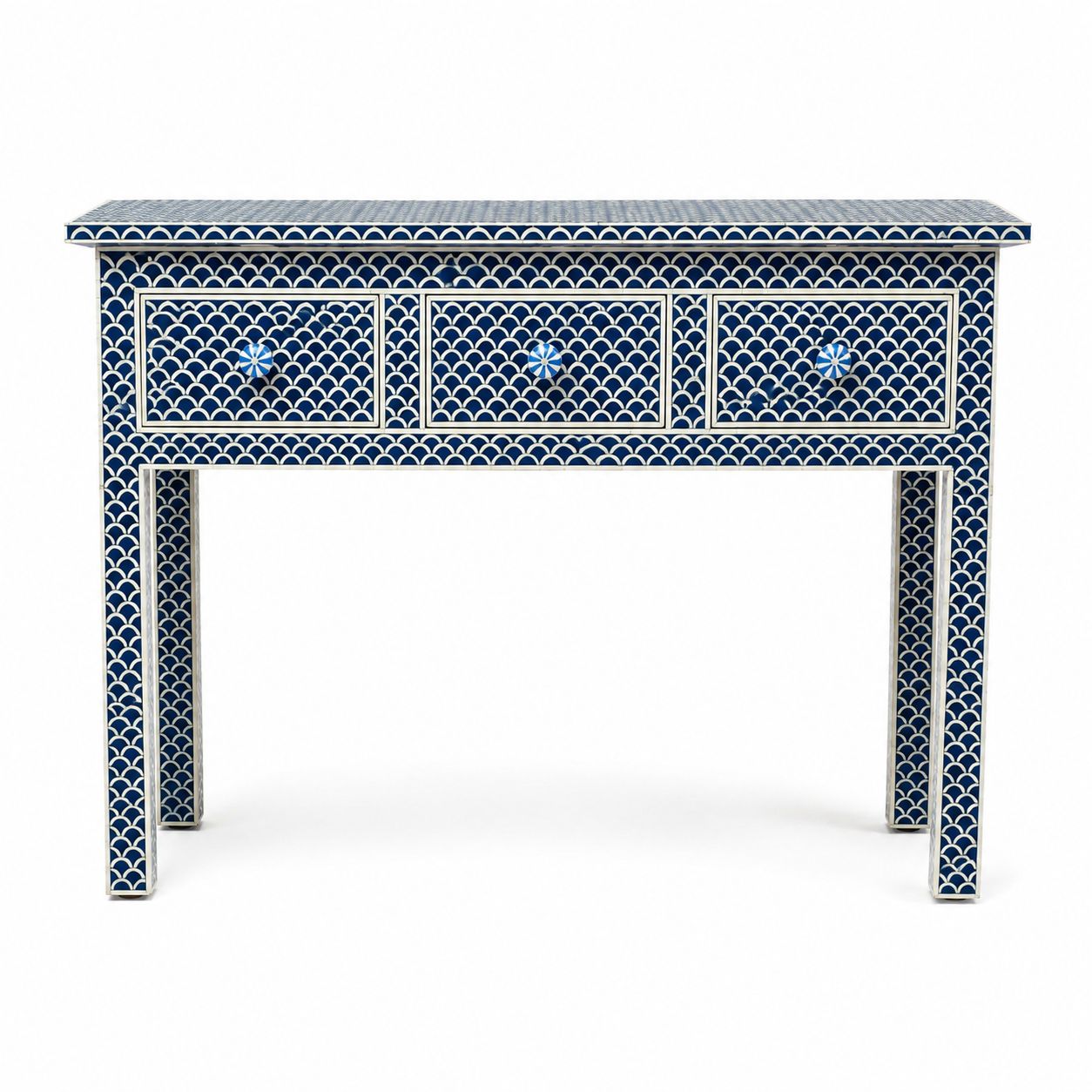 Anika bone inlay console table